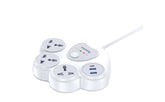 Huntkey Szn307c F2o Charger Pub Station Surge Protect Power Strip 1.5m